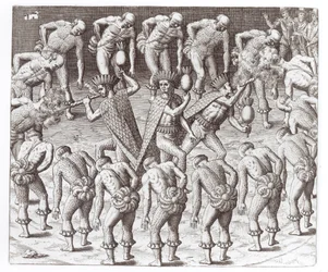 Resoconto di Johannes Lerii sugli indiani Caraibi, da 